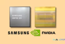 Samsung Nvidia HBM3E 12H chip