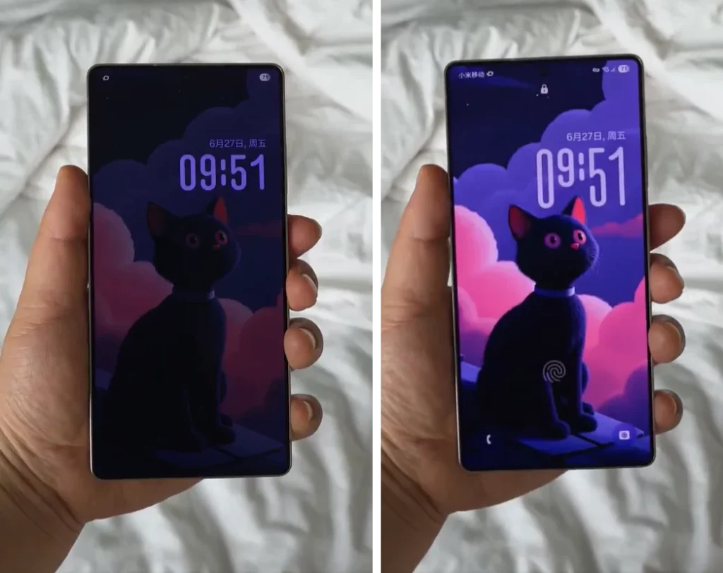 One UI 8 Adaptive Lock Screen Clock