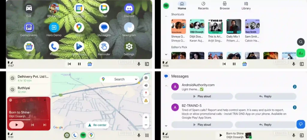 Android Auto Lite Theme