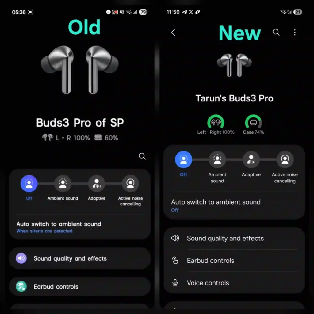 Galaxy Buds3 Pro new app update