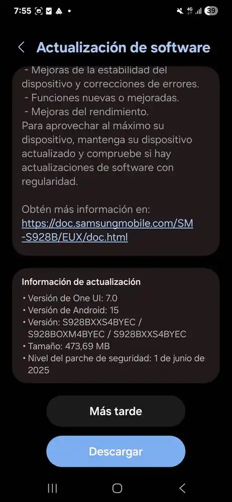 Galaxy S24 June Update Europe