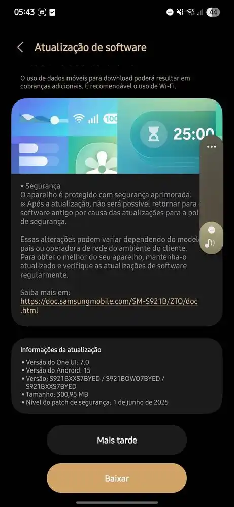 Galaxy S24 June Update Brazil