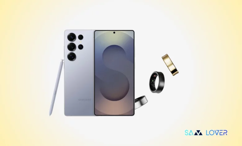 Galaxy S25 Ultra with Galaxy Ring