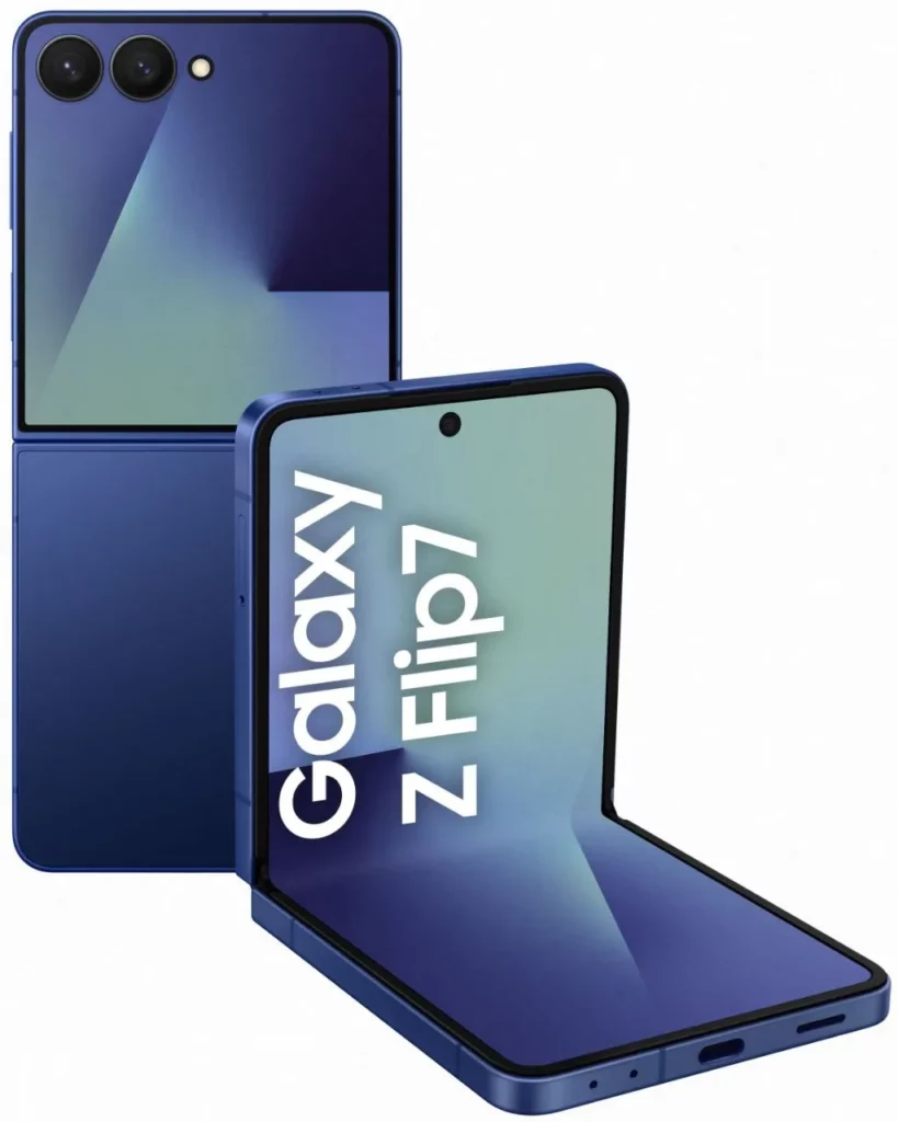 Samsung Galaxy Z Flip7 in Blue color