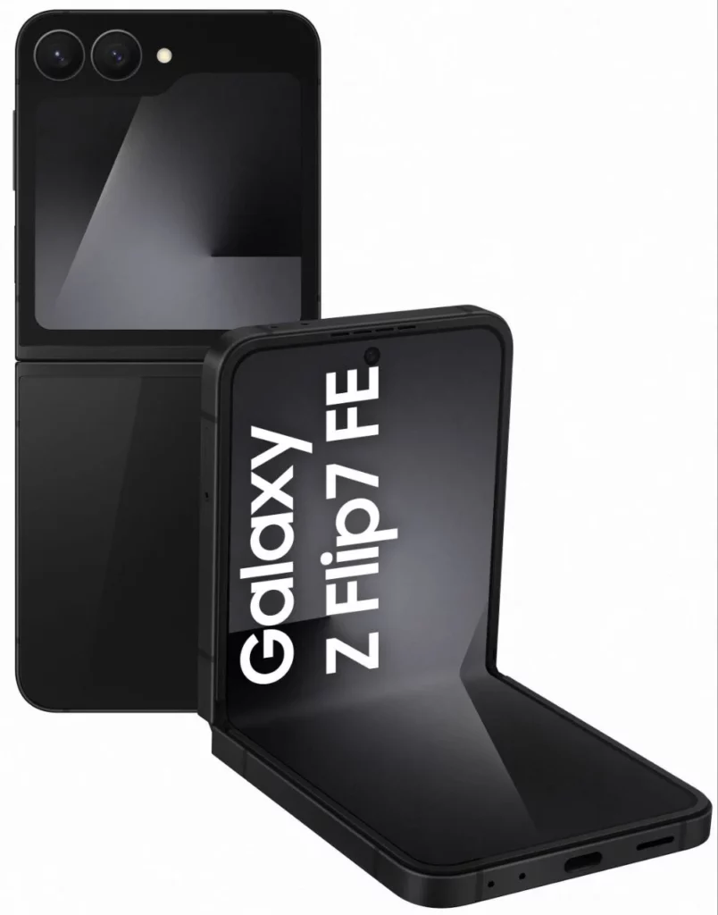 Samsung Galaxy Z Flip7 FE in Black color