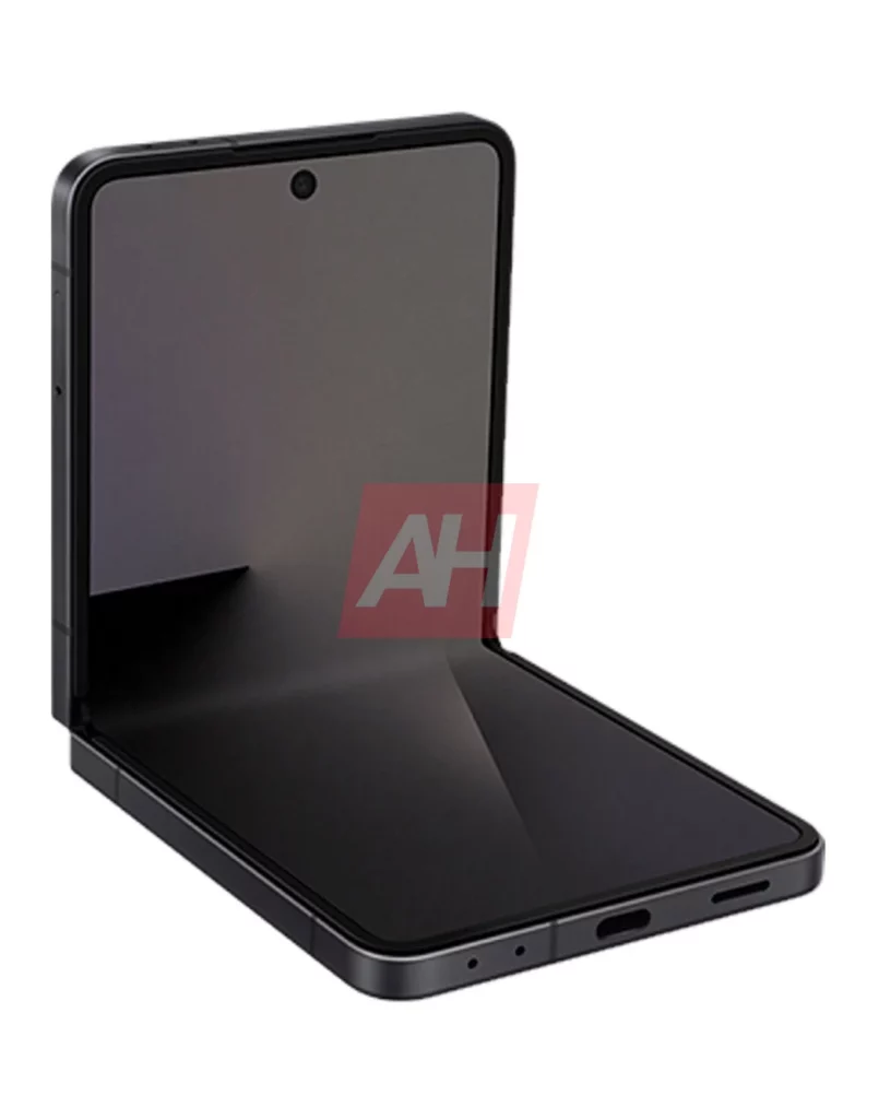 Galaxy Z Flip7 front Black render
