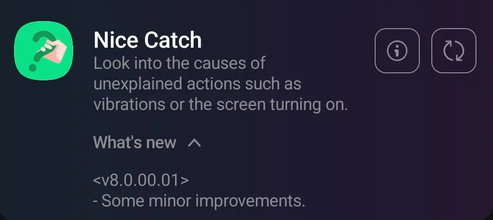 Nice Catch Update