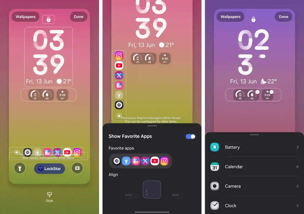 One UI 8 Lock Screen