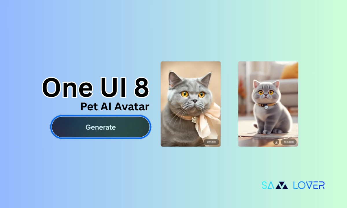 One UI 8 Pet AI Avatar