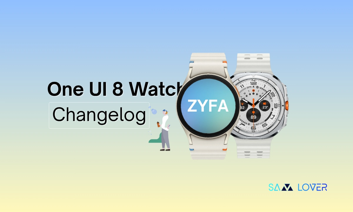 One UI 8 Watch Beta Changelog