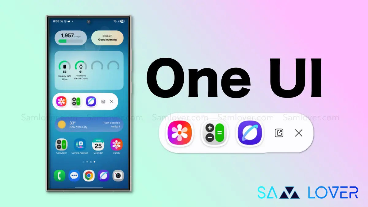 Samsung One UI Multitasking
