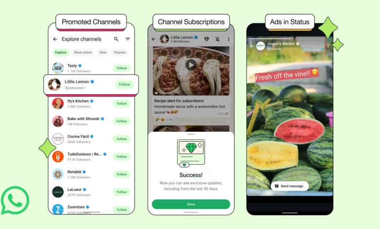 Ads in WhatsApp Channels and Status