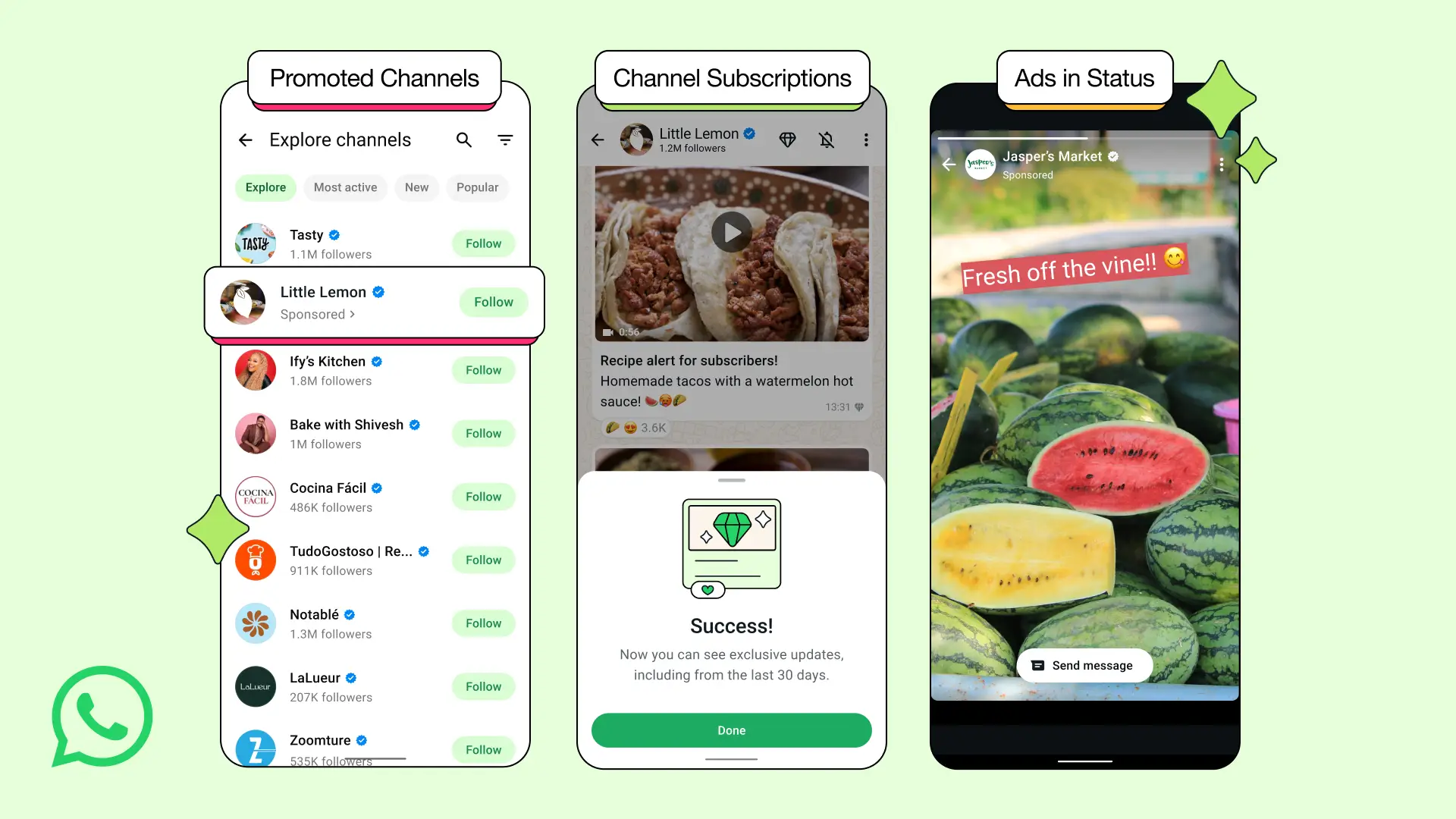 Ads in WhatsApp Channels and Status