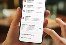 Galaxy AI On Device Data Processing
