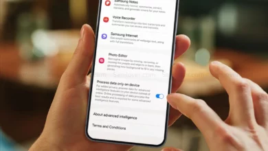 Galaxy AI On Device Data Processing