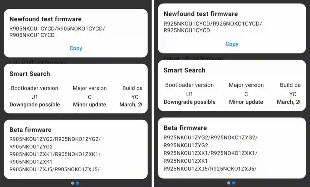 Galaxy Watch5 and pro one UI 8 Watch test firmware