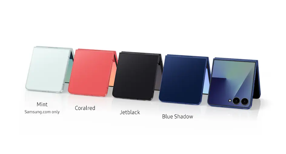 Galaxy Z Flip 7 Color Options