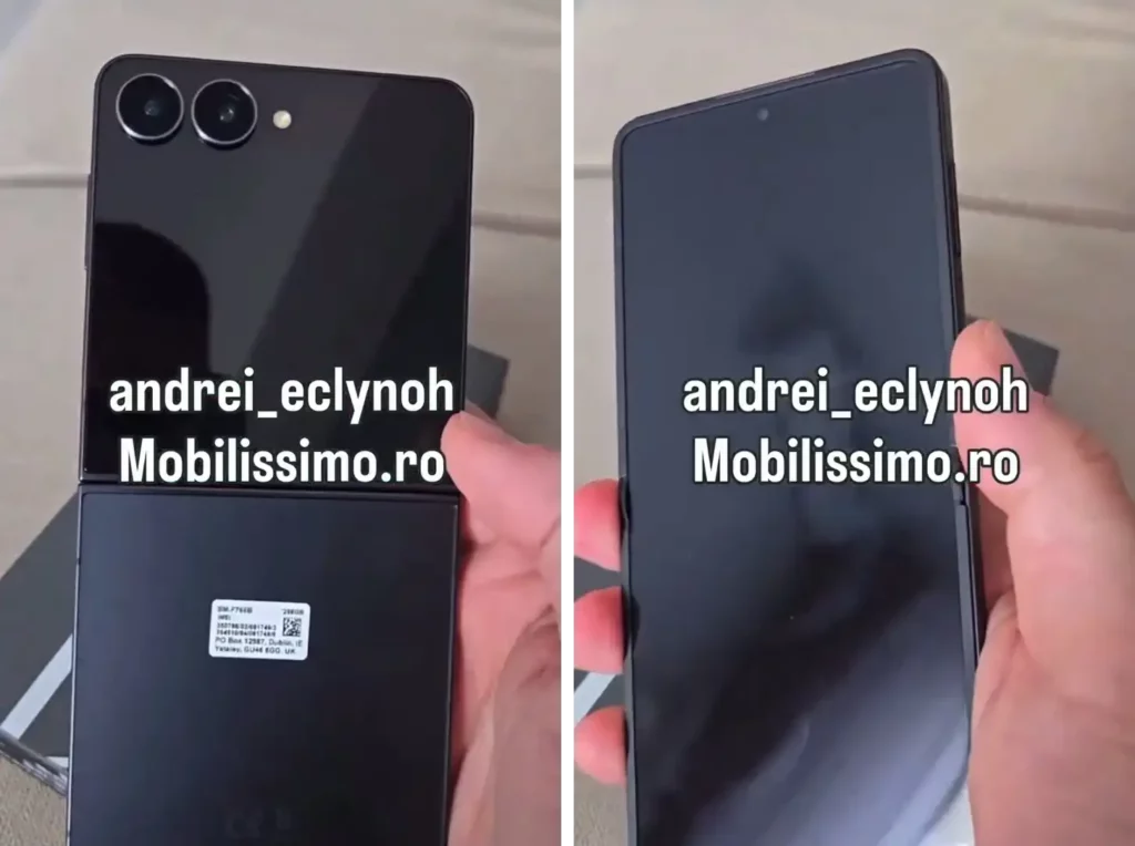 Galaxy Z Flip7 in hand