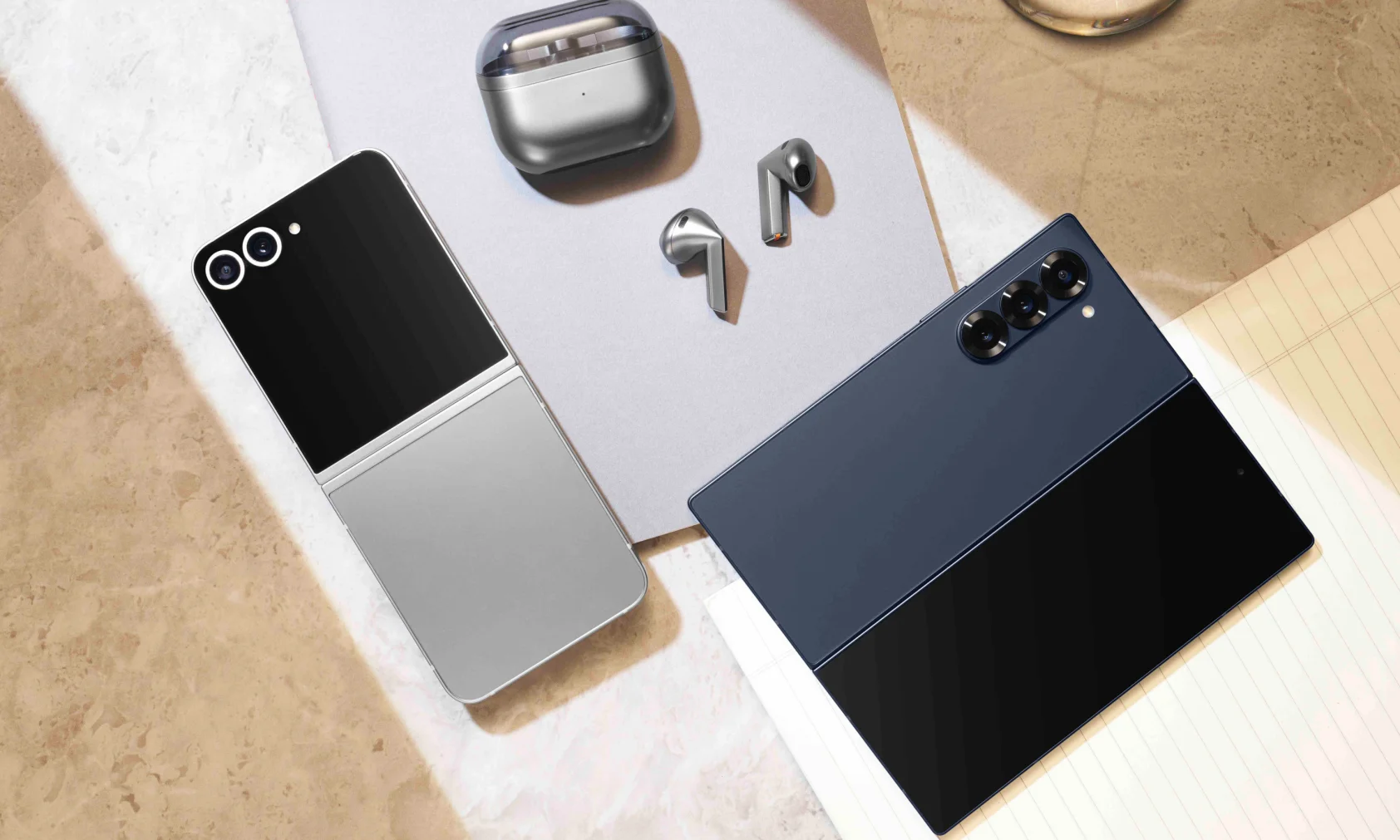 Samsung Galaxy Z Fold 6 and Flip 6 and Galaxy Buds 3 Pro