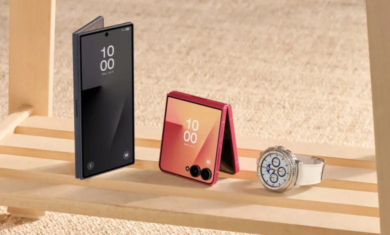 Samsung Galaxy Z Fold 7, Galaxy Z Flip 7, and Galaxy Watch 8 Classic