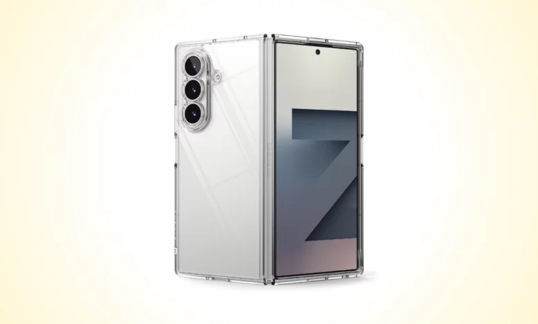 Galaxy Z Fold7 Clear protective Case