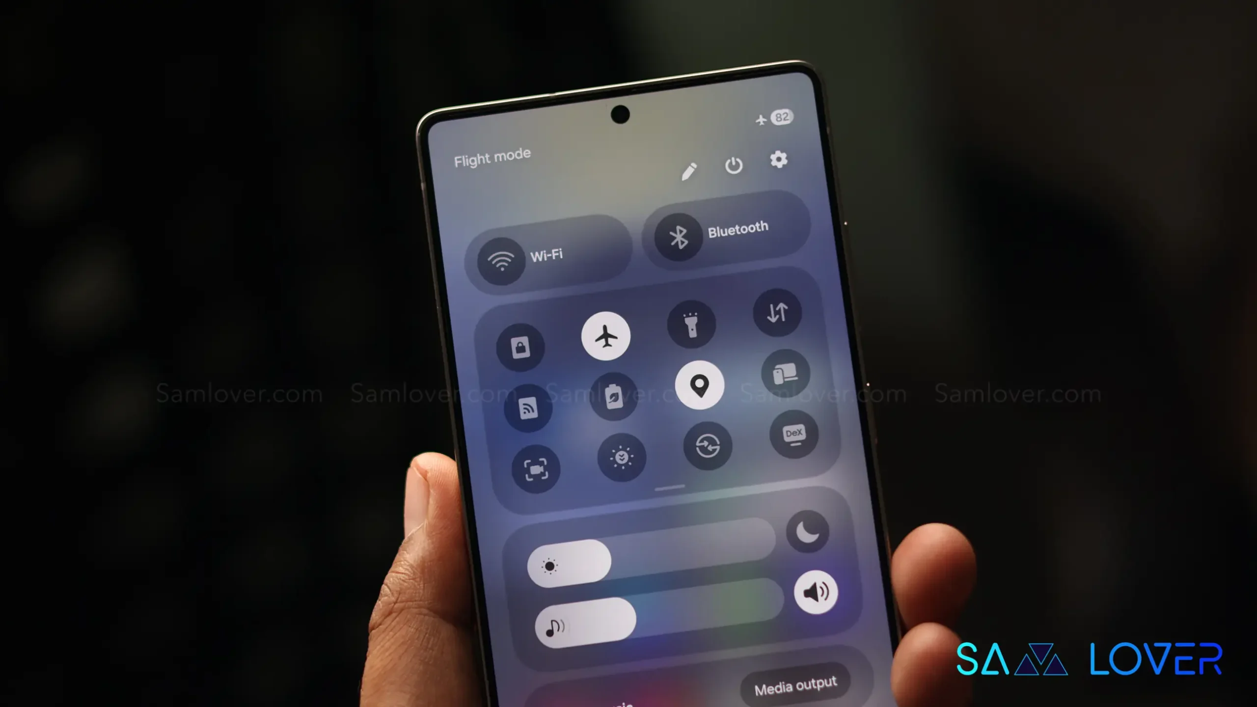 One UI 8 Quick Settings Panel