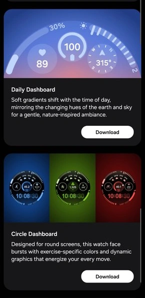 One UI 8 Watch New Watch Faces 6