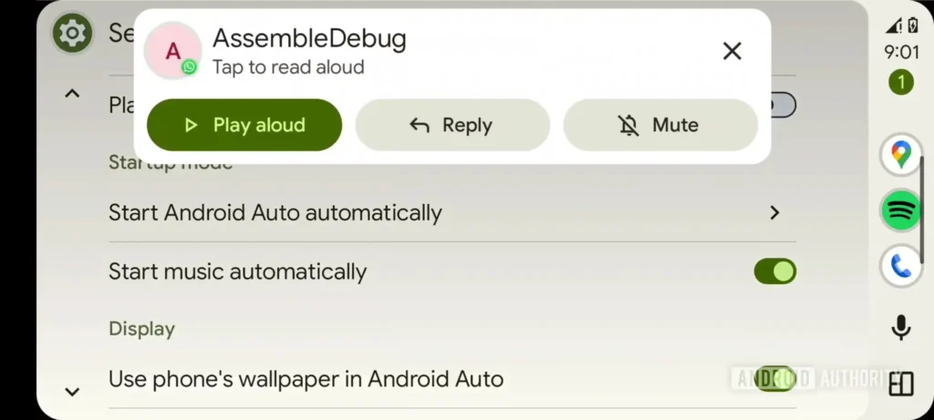 Android Auto Old UI