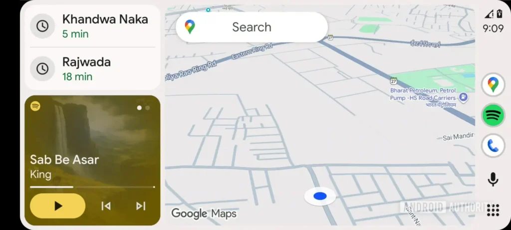 Android Auto New UI