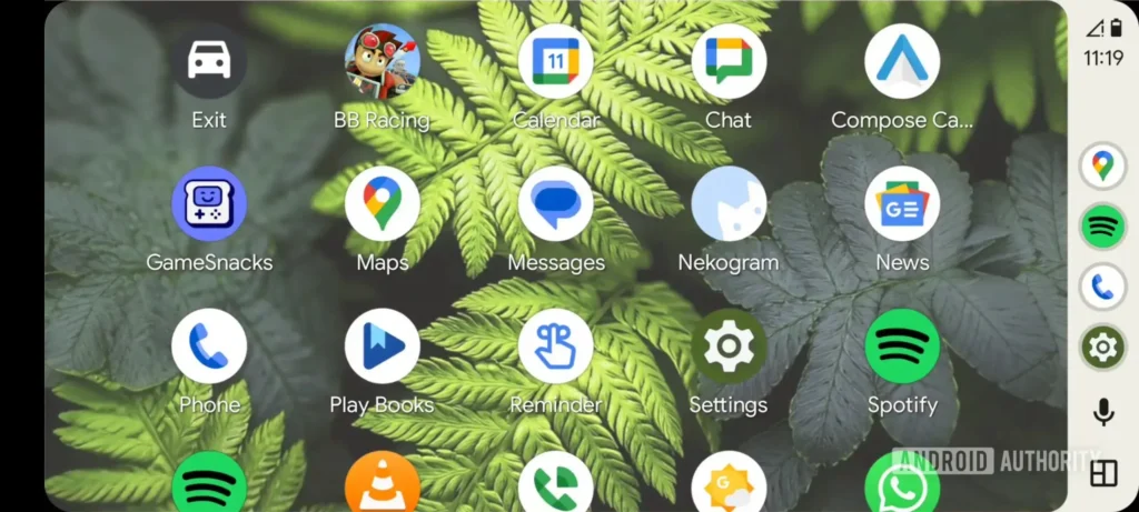 Android Auto App Drawer Old