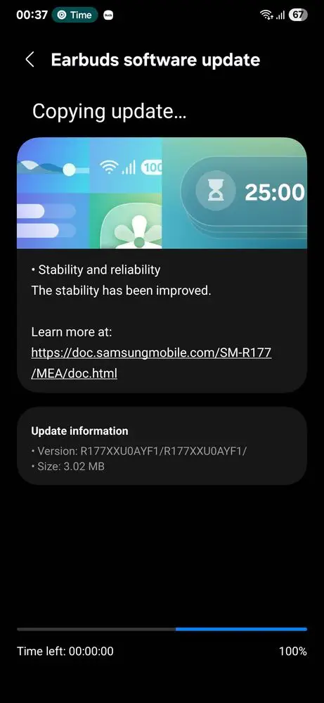 Samsung Galaxy Buds 2 July 2025 Update
