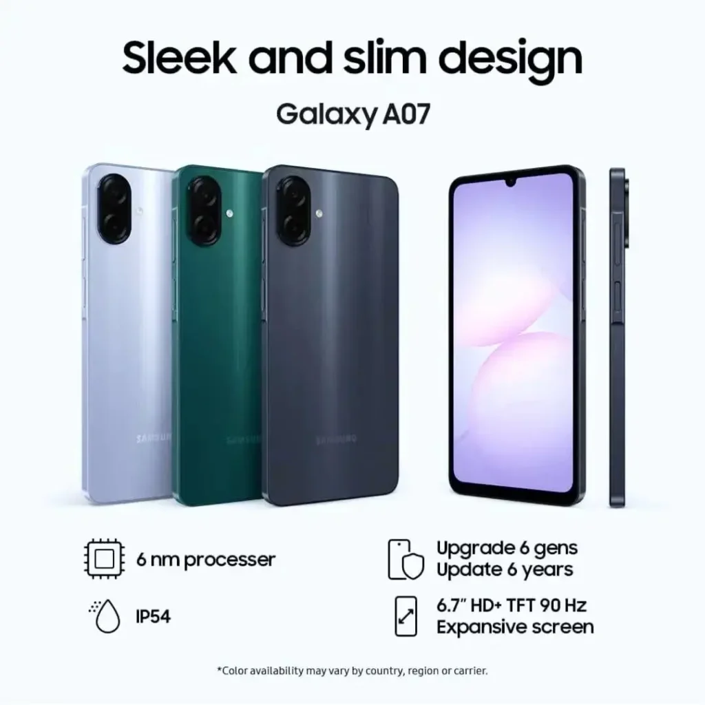 Galaxy A07 4G Promotional Poster