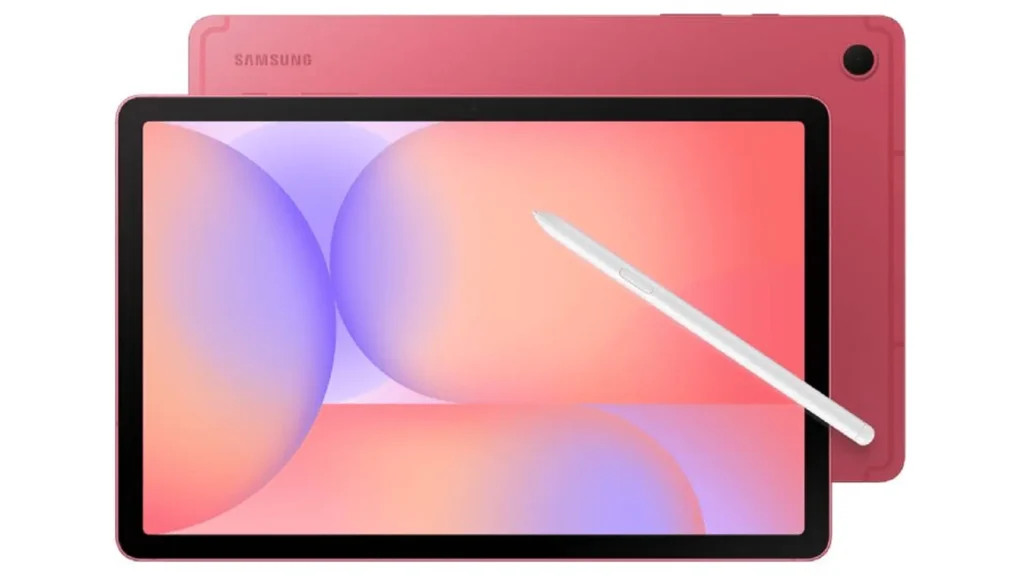 Galaxy tab S10 Lite Red Main render