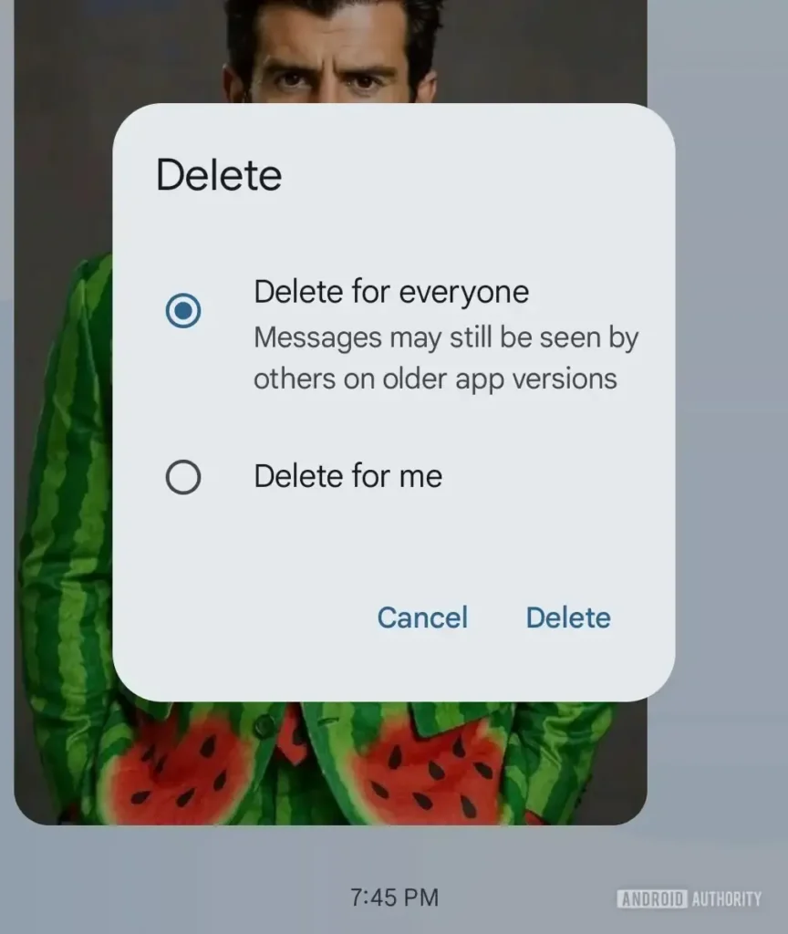 Google Messages Delete for Everyone