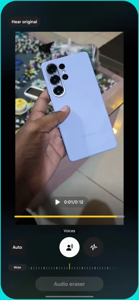 One Ui 8 Audio Eraser on Gallery