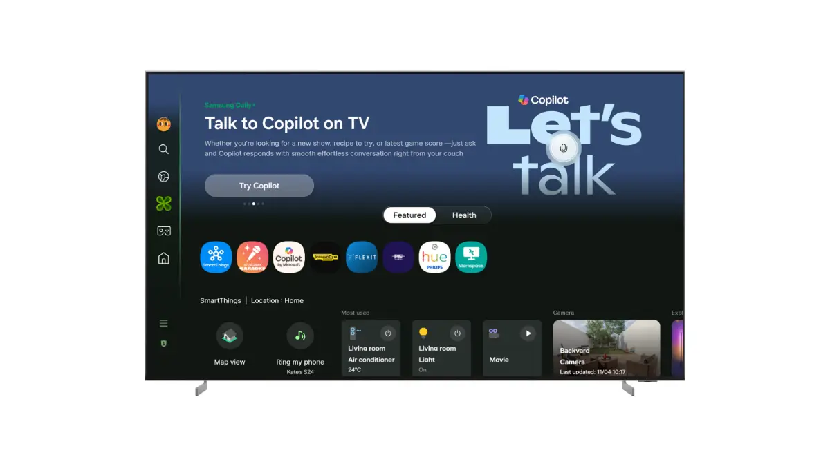 Samsung Smart TV with Copilet