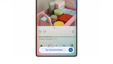 Circle to Search Scroll & Translate Update