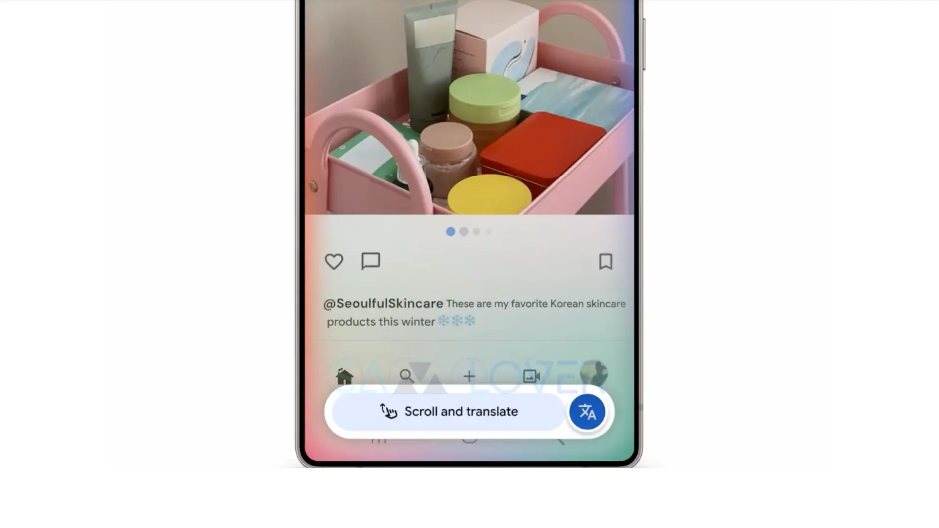 Circle to Search Scroll & Translate Update