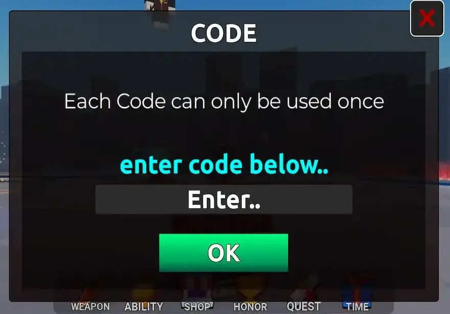Duel Warriors codes