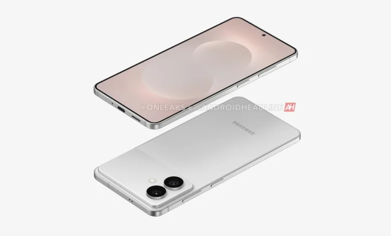 Galaxy S26 Edge render 3