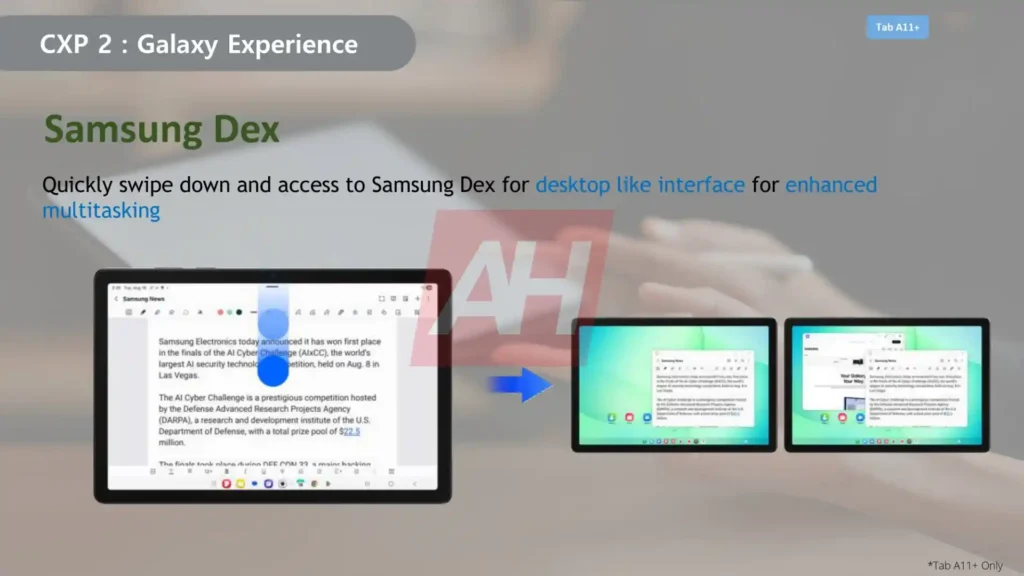 Galaxy Tab A11 and A11 Plus Promotional page 7