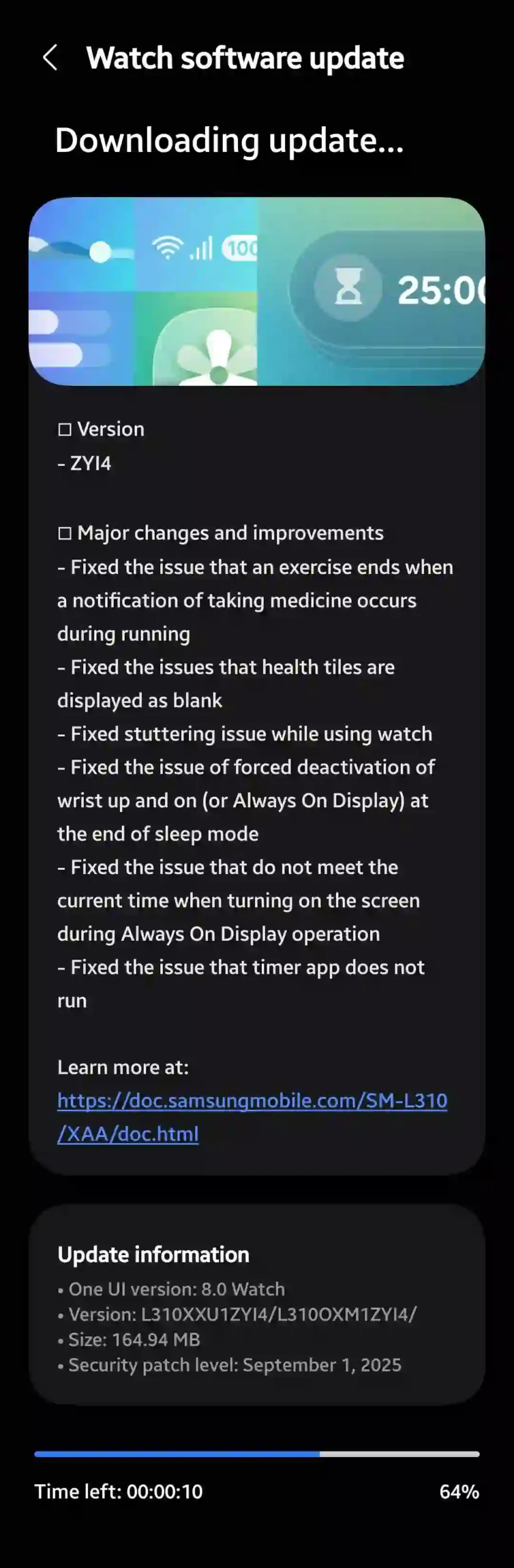 Galaxy Watch7 One UI 8 Watch Beta 5 US