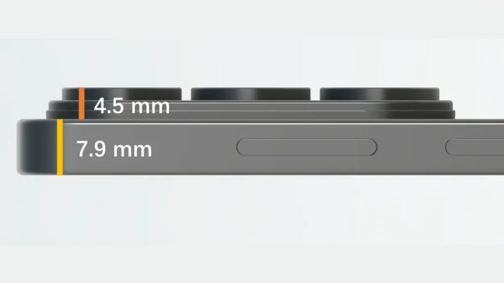 Galaxy S26 Ultra Frame and Camera bump thickness