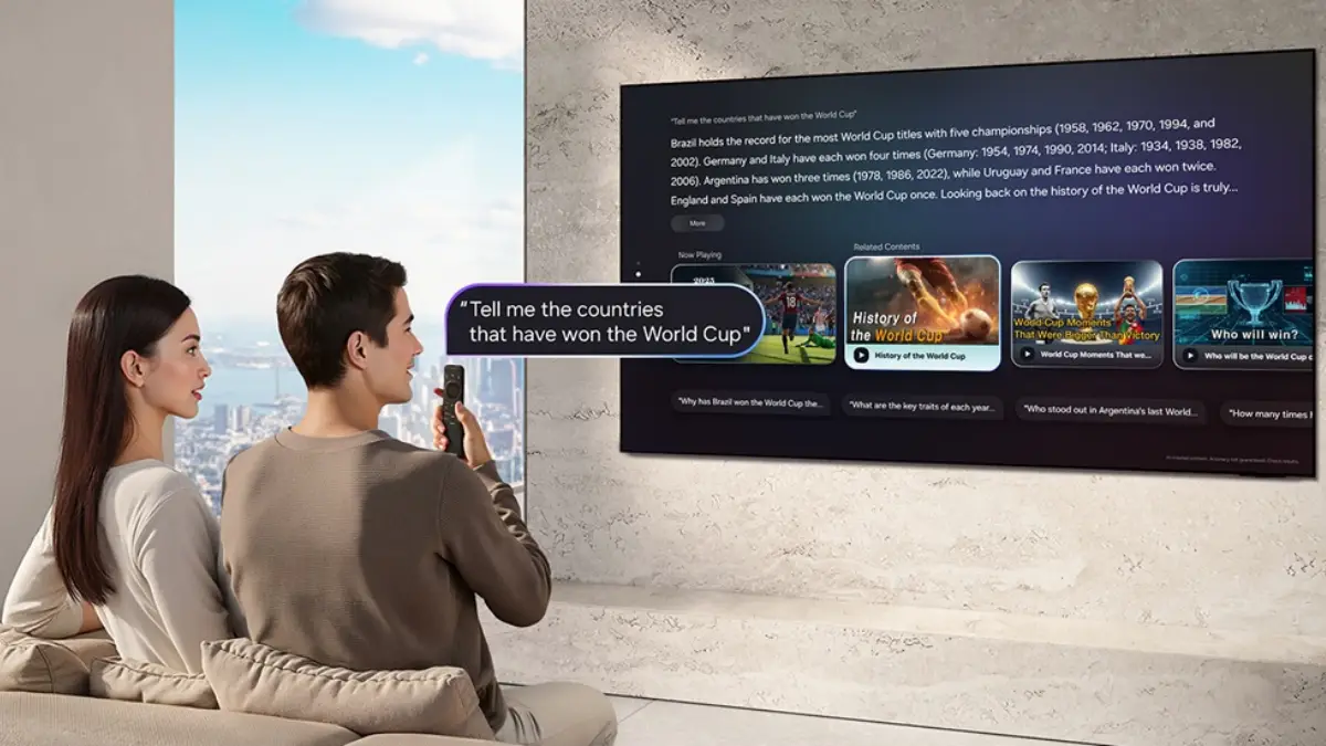 Samsung TV Displau With Vision AI