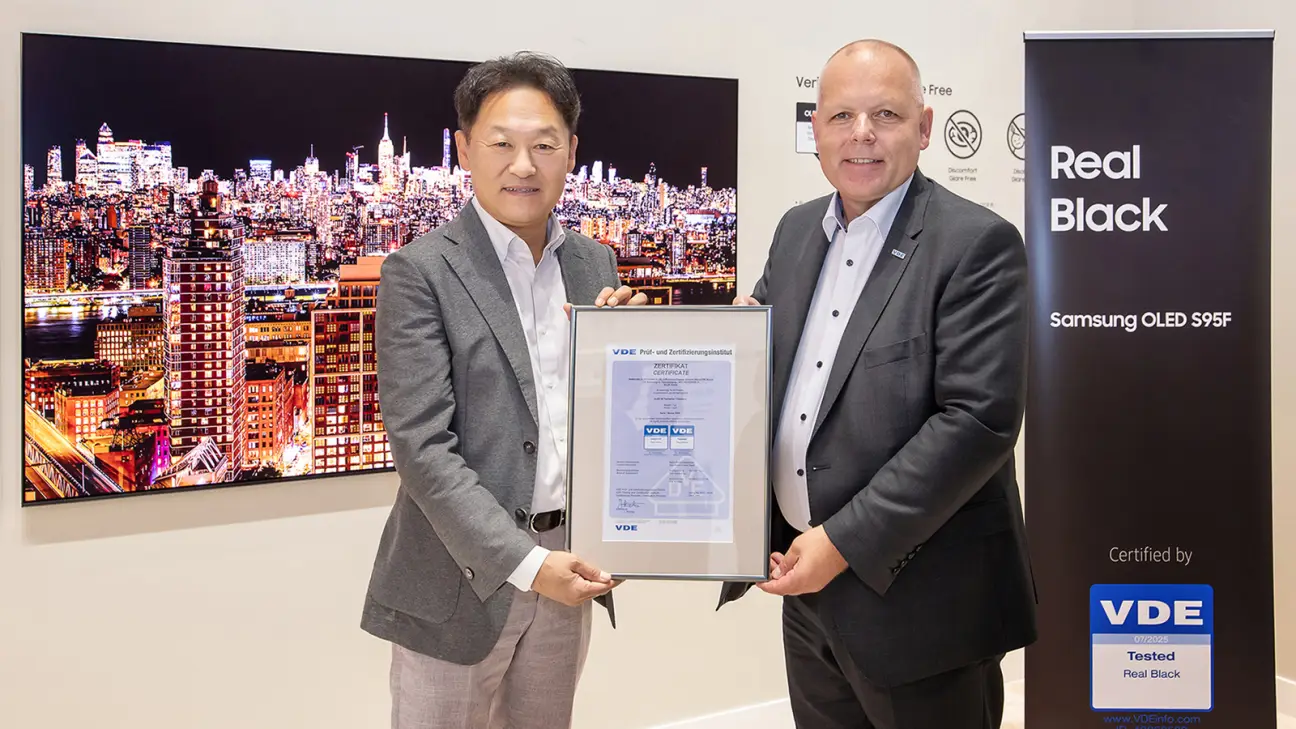 Samsung VDE Certification for TVs