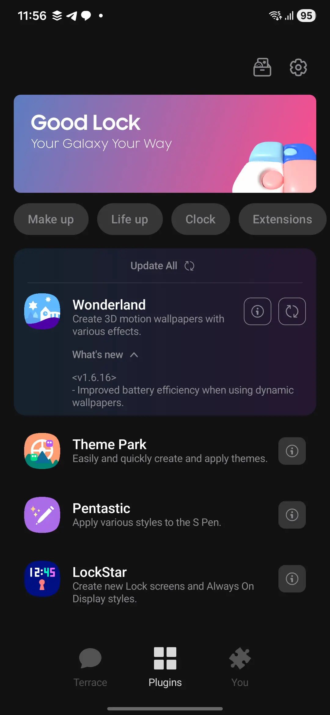 Good Lock Wonderland 1.6.16 update