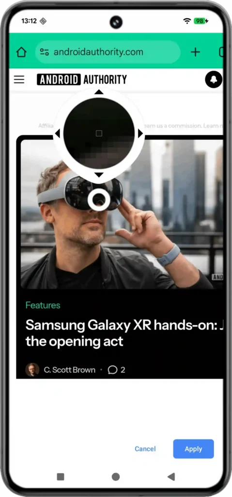 Android 17 color picker screenshot