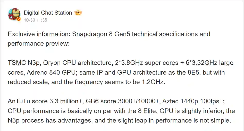 Digital chat station snapdragon details