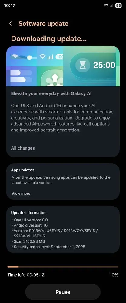 Galaxy S23 Canada One UI 8