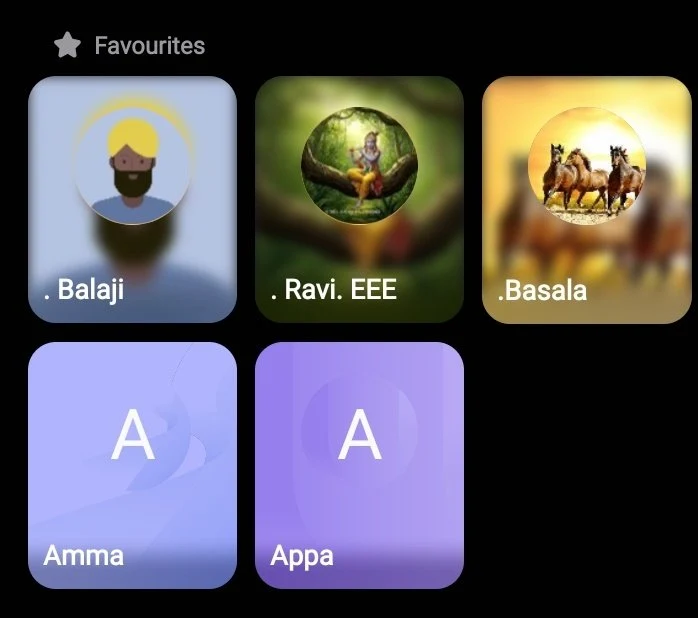 One UI 8.5 Favorite contacts UI
